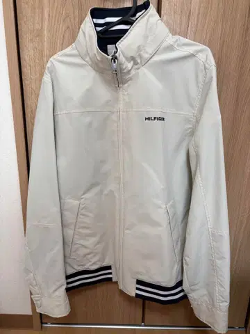 TOMMY HILFIGER 로고 나일론 블루종