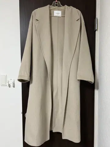URBAN RESEARCH DOORS 베이지 롱 코트