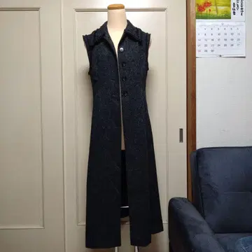 코코딜 트위드 프린지 베스트 하자 있음