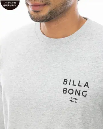 BILLABONG 그레이 긴팔 T셔츠 M