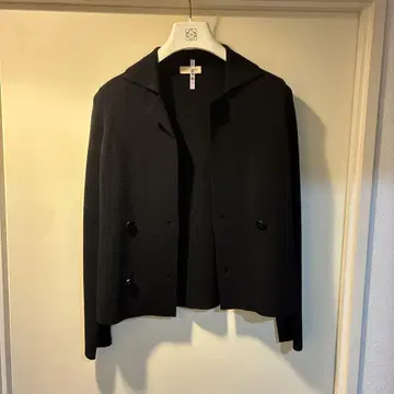 Cruciani 블랙 테일러드 자켓 38