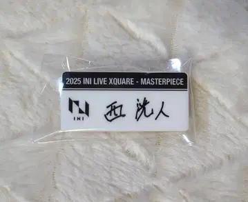 INI 니시 코우진 XQUARE MASTERPIECE 캡슐 명찰