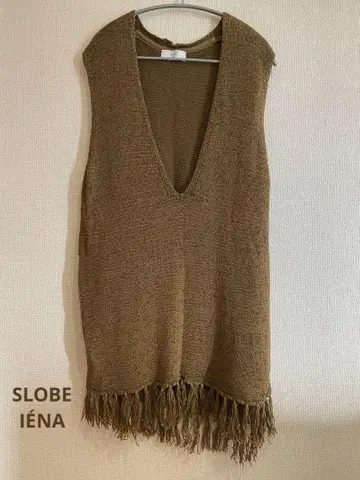SLOBE IENA 테이프얀 프린지 베스트