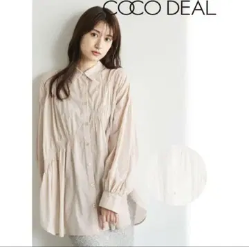 COCODEAL 코코딜 셔링 셔츠 블라우스