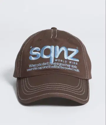 sqnz 시크엔즈 브라운 캡