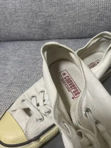 CONVERSE ALL STAR 화이트 스니커즈
