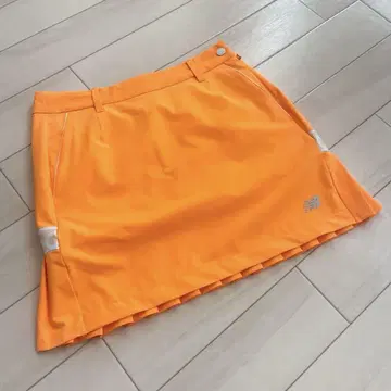 [ 새상품급 ] 뉴발란스 골프 여성용 플리츠 스커트 오렌지 S