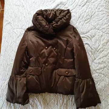브라운 다운 자켓
