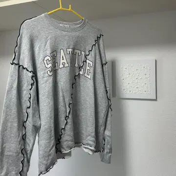 FREAK'S STORE 맨투맨 로고 배색 메로 맨투맨 여성용