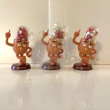 미스터 콘택 미니 피규어 3개 세트