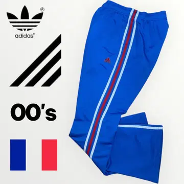[ 새상품급 ] adidas 트랙 팬츠 플레어 00s 빈티지 트리콜로르