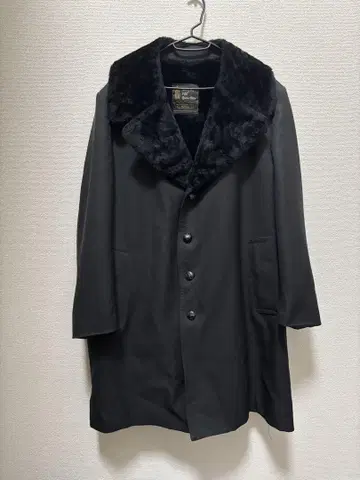 LONDON FOG 블랙 체스터 코트 리미티드 에디션