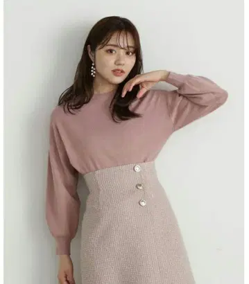 프로포션 바디 드레싱 니트