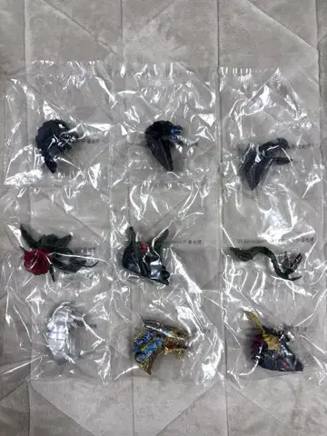 제일복권 고질라 70th [몬스터 헤드 마그넷] 세미 컴플리트