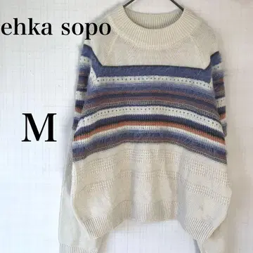 ehka sopo 에카 소포 니트 스웨터 패턴 M U넥