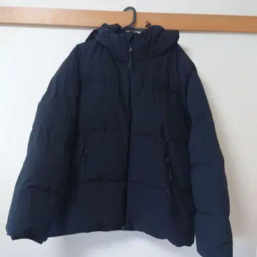 GU 후드 부착 다운 자켓 3XL 블랙 시착만 한 상품