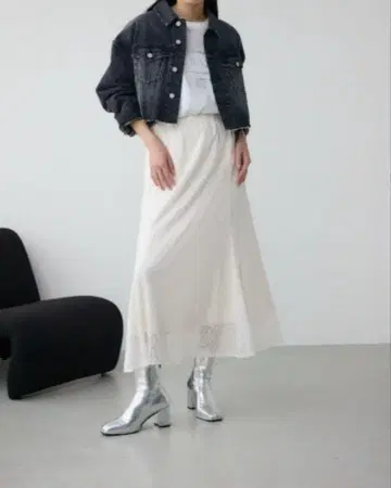 AZUL 데님 이레헴 컷 데님 자켓