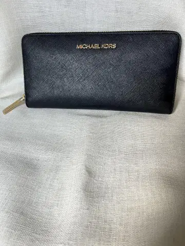 MICHAEL KORS 블랙 가죽 장지갑