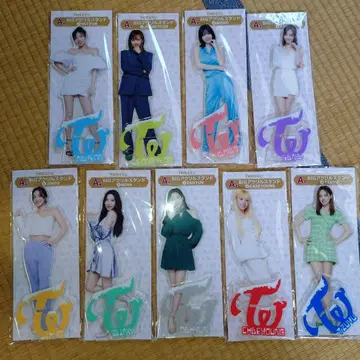 TWICE 복권 BIG 아크릴 스탠드 A상 1~9 풀세트
