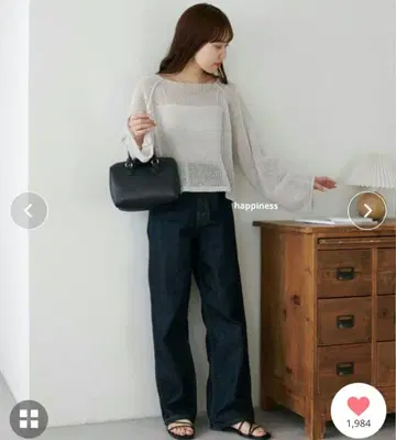 DISCOAT 디스코트 라메 오크 풀오버 그레이지