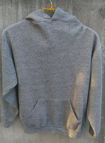 70s 러셀 금택 빈티지 후드티 맨투맨 무지 M 그레이