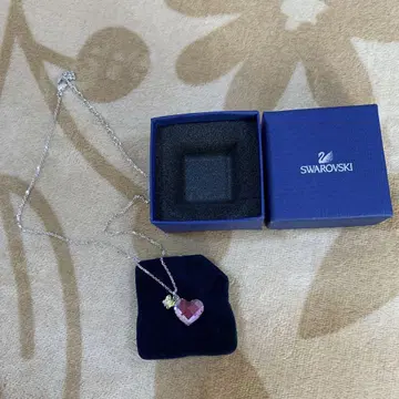 Swarovski 하트형 크리스탈 목걸이