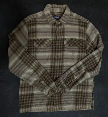 Patagonia 플란넬 셔츠 S 브라운 계열 체크