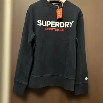 SUPERDRY 미사용 네이비 트레이닝복 loose crew