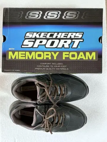 SKECHERS 메모리폼 스니커즈 그레이