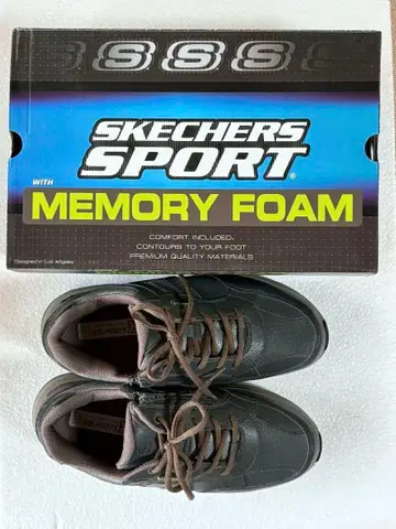 SKECHERS 메모리폼 스니커즈 그레이