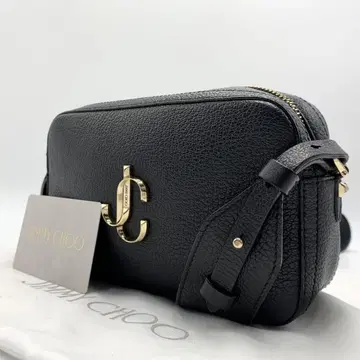 부속물 있음 새상품급 JIMMY CHOO 카메라백 발렌느 블랙