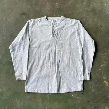 90s USA제 Cotton Deluxe 헨리넥 긴팔