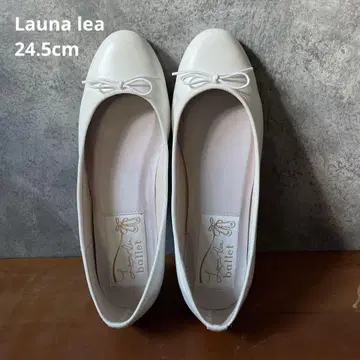 Launa lea 라우나레아 라운드토 발레 슈즈 화이트 24.5