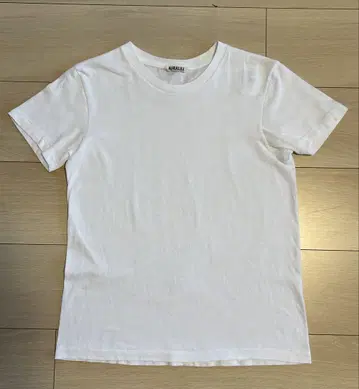AURALEE 심리스 크루넥 Tee 화이트