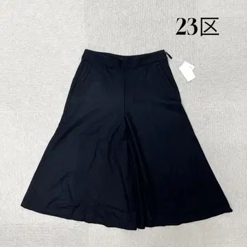 새상품 23구 가우초 팬츠 7부 기장 블랙 M 사이즈 여성용