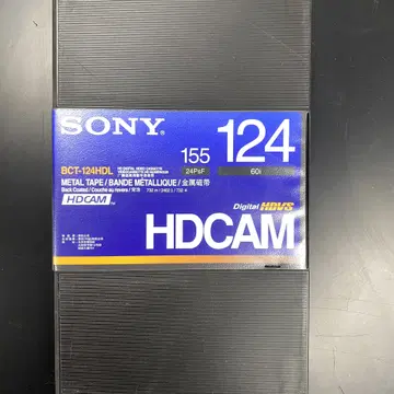 SONY HDCAM　BCTー124HDL(3本)　BCT-40HDL(16本) SONY HDCAM BCTー124HDL(3本) BCT-40HDL(16本)