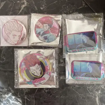 [새상품] hunter x hunter 스퀘어 캔뱃지 히소카 캔뱃지