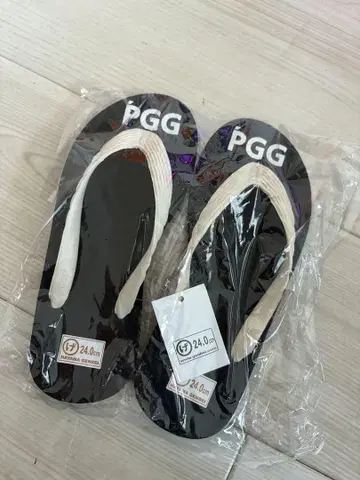PGG x HAYAMAGENBEI 비치 샌들 24.0cm 블랙