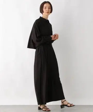 렙심 블랙 팬츠 셋업