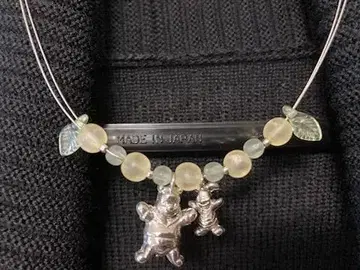 [ 빈티지 레어 ] TDL 클래식 곰돌이 푸 와이어 목걸이