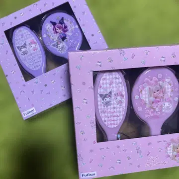 리카짱 마이멜로디 쿠로미 꾸미기 거울&브러쉬 세트