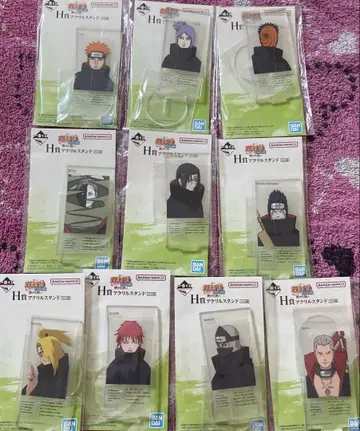 NARUTO 제일복권 아카츠키 아크릴 스탠드 컴플리트 세트