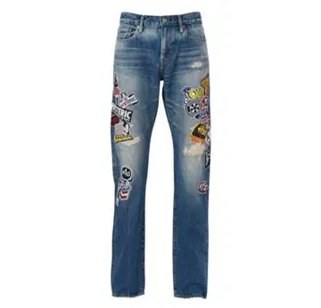 코무돗토 야마토 착용 HYSTERIC GLAMOUR 패치워크 데님