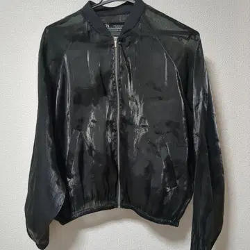 ZARA 시스루 블루종 XS