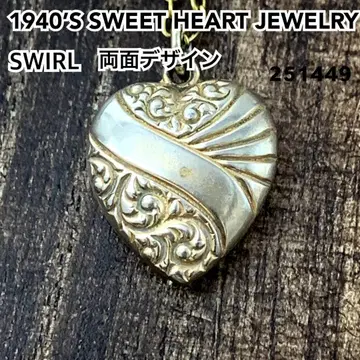 스위트하트 주얼리 SWIRL 소용돌이 골드 빈티지 목걸이