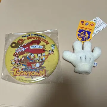 도쿄 디즈니랜드 13주년 투니타운 캔뱃지