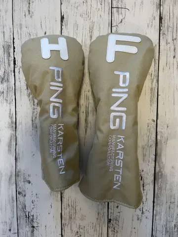 PING 페어웨이 우드 하이브리드 골프헤드커버 2개 세트