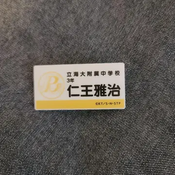 테니프리 전시회 명찰 니오 마사하루
