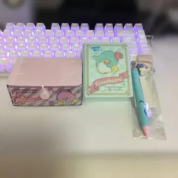 Tuxedosam 메모 세트와 펜, 수납 박스
