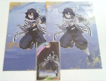 귀멸의 칼날 월드 투어 아크릴 스탠드 클리어 파일 이구로 오바나이